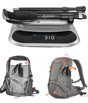 Trekking Stokken Set van 2 – Opvouwbaar, Lichtgewicht en Verstelbaar, Hiking en Outdoor