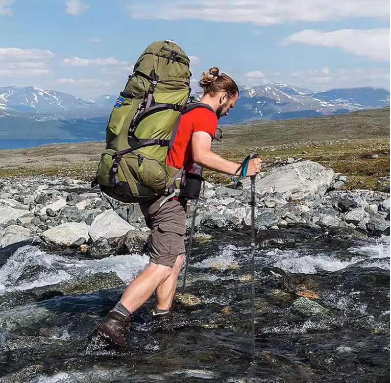 Trekking Stokken Set van 2 – Opvouwbaar, Lichtgewicht en Verstelbaar, Hiking en Outdoor