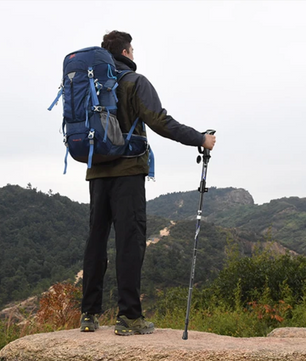 Trekking Stokken Set van 2 – Opvouwbaar, Lichtgewicht en Verstelbaar, Hiking en Outdoor