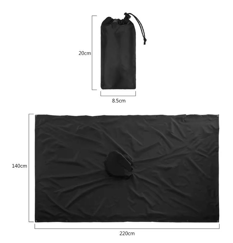 3-in-1 Regenponcho – Waterdicht, Lichtgewicht en Multifunctioneel, Outdoor en Camping