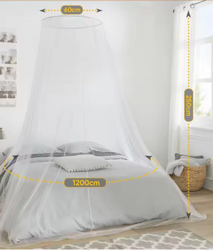 Muskietennet Bed – Boxvorm, Snel te Monteren en Ademend, Anti-Insect