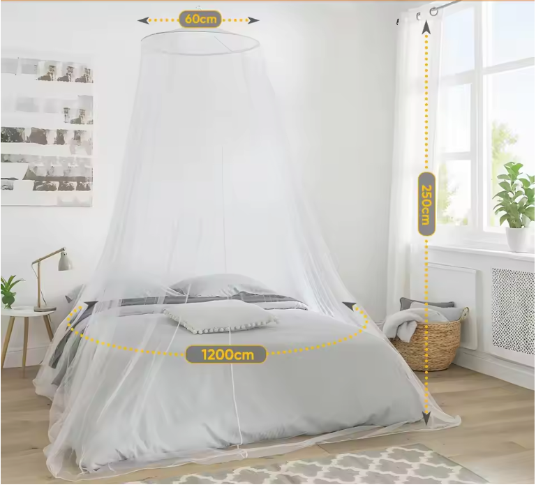 Muskietennet Bed – Boxvorm, Snel te Monteren en Ademend, Anti-Insect