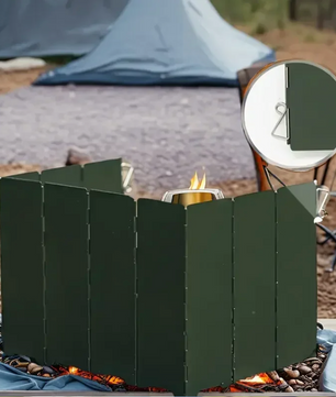 Opvouwbaar Windscherm Camping – Lichtgewicht en Winddicht voor Kooktoestel