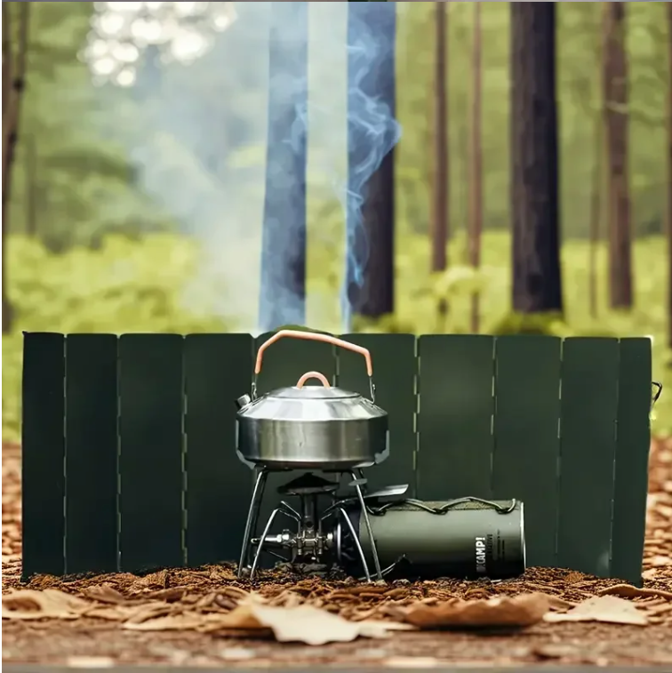Opvouwbaar Windscherm Camping – Lichtgewicht en Winddicht voor Kooktoestel
