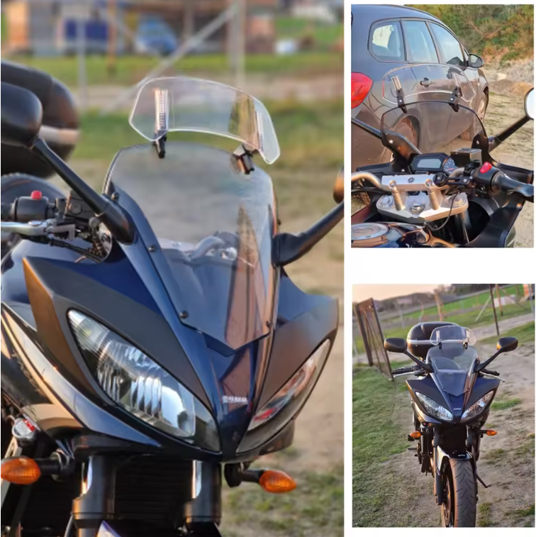 Motor Windscherm Verlenging – Universele Winddeflector Verstelbaar en Transparant