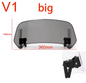 Motor Windscherm Verlenging – Universele Winddeflector Verstelbaar en Transparant