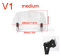 Motor Windscherm Verlenging – Universele Winddeflector Verstelbaar en Transparant