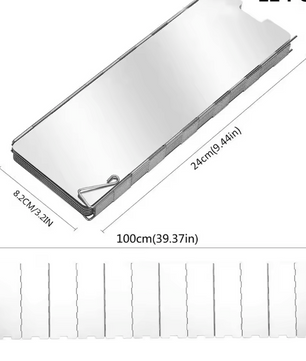 Opvouwbaar Windscherm Camping Kooktoestel – Aluminium, Winddicht en Compact