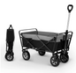 Opvouwbare Bolderkar 100L – Transport Trolley met Verstelbare Handgreep en Wielen