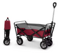 Opvouwbare Bolderkar 100L – Transport Trolley met Verstelbare Handgreep en Wielen