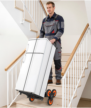 Traploper Boodschappentrolley – Opvouwbaar, Zware Last en Telescopische Handgreep