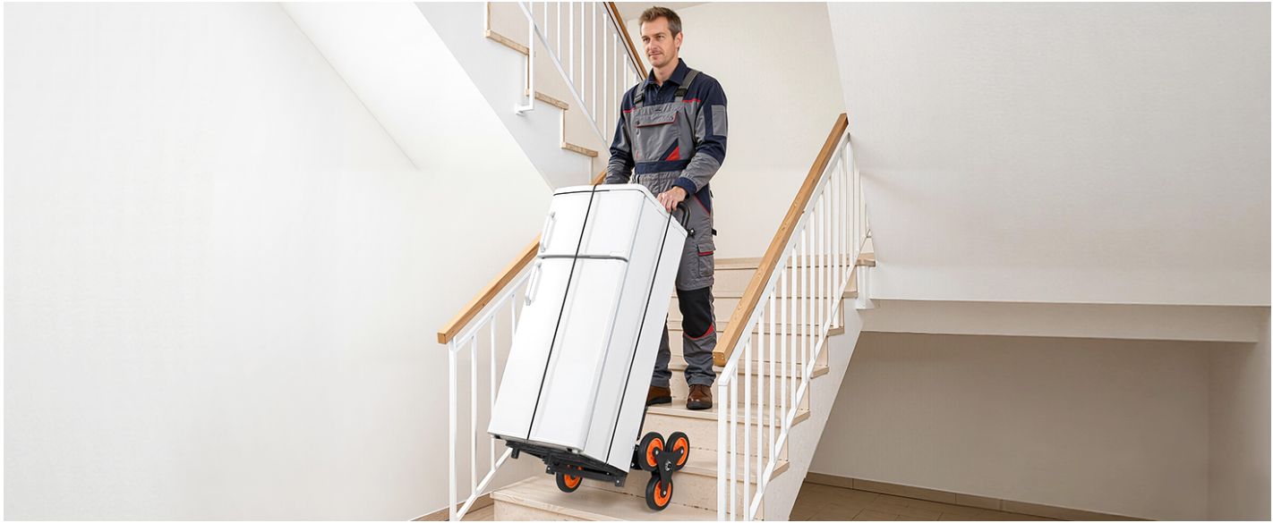 Traploper Boodschappentrolley – Opvouwbaar, Zware Last en Telescopische Handgreep