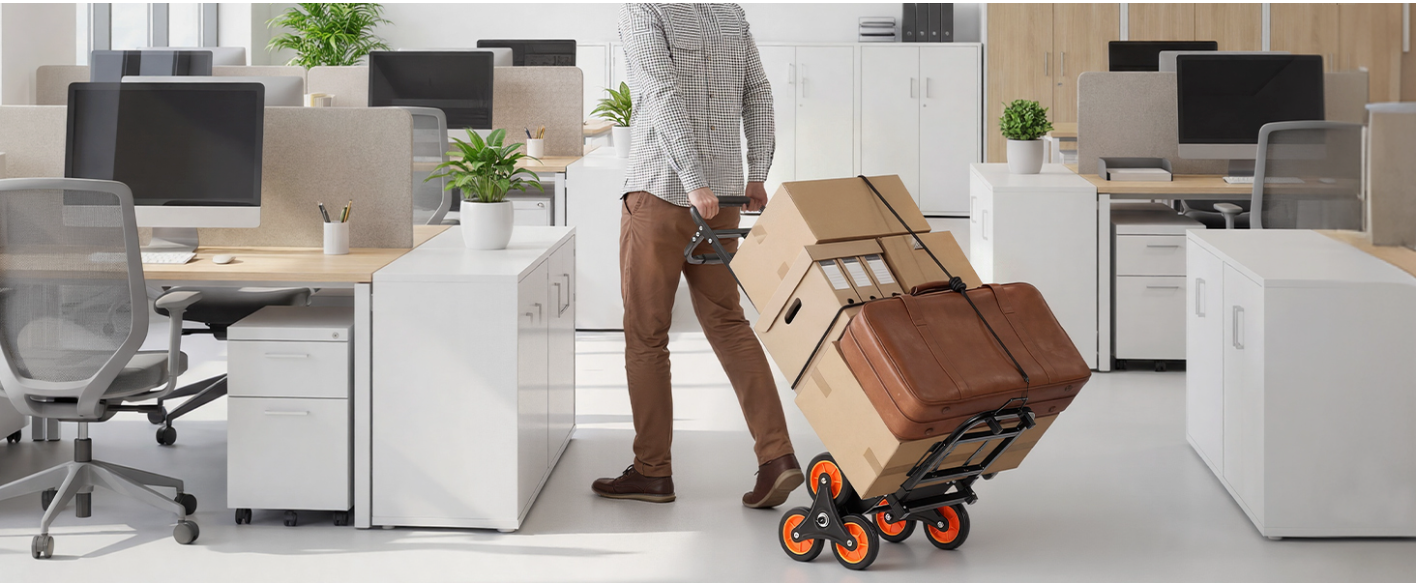 Traploper Boodschappentrolley – Opvouwbaar, Zware Last en Telescopische Handgreep