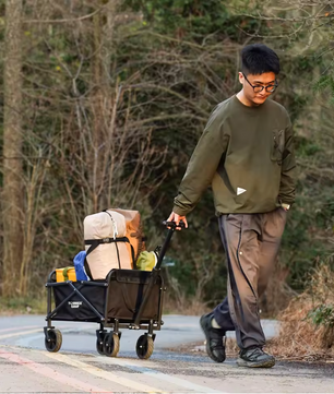 Opvouwbare Mini Camping Trolley – Compact, Lichtgewicht en Grote Capaciteit