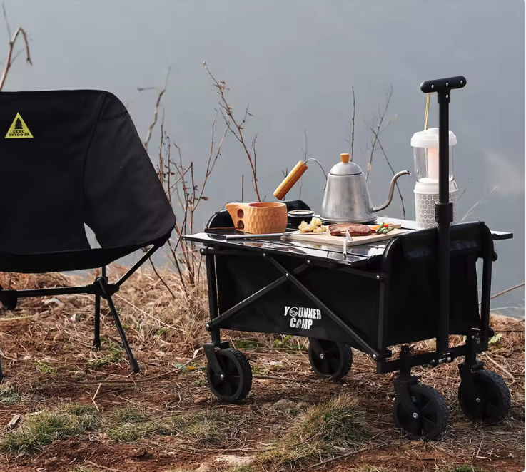 Opvouwbare Mini Camping Trolley – Compact, Lichtgewicht en Grote Capaciteit