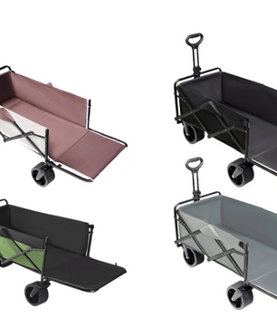 Opvouwbare Camping Trolley – Heavy Duty Bolderkar voor Strand, Tuin en Boodschappen