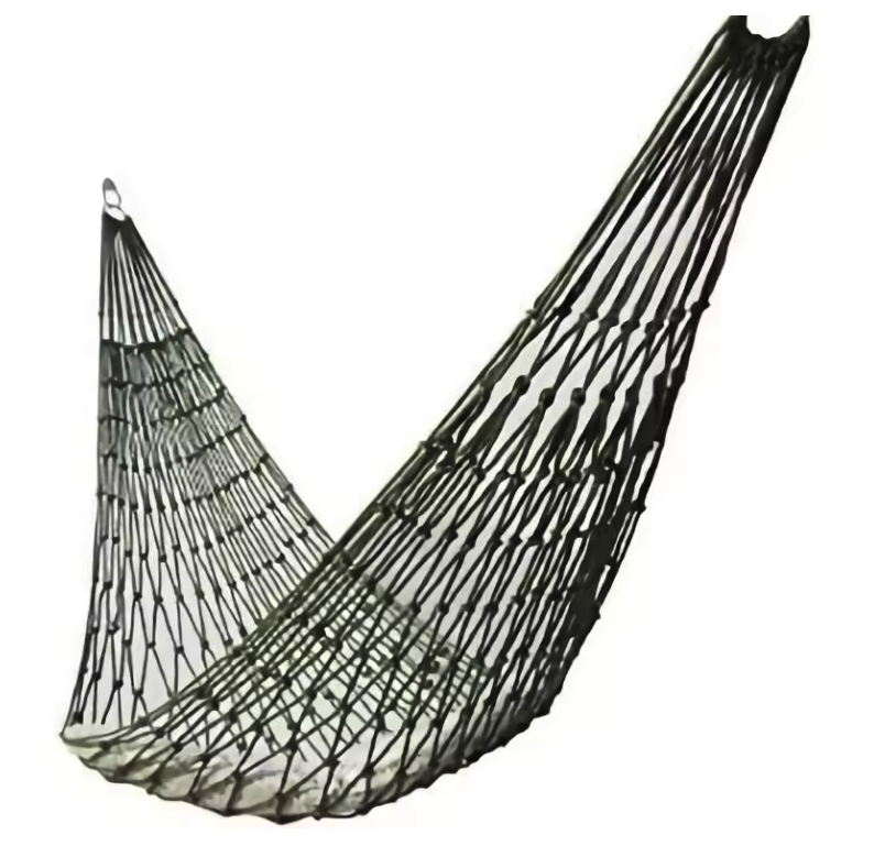 Mesh Hangmat – Lichtgewicht en Draagbaar, Nylon Touw voor Indoor en Outdoor