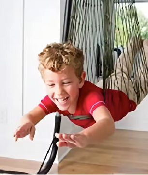 Mesh Hangmat – Lichtgewicht en Draagbaar, Nylon Touw voor Indoor en Outdoor