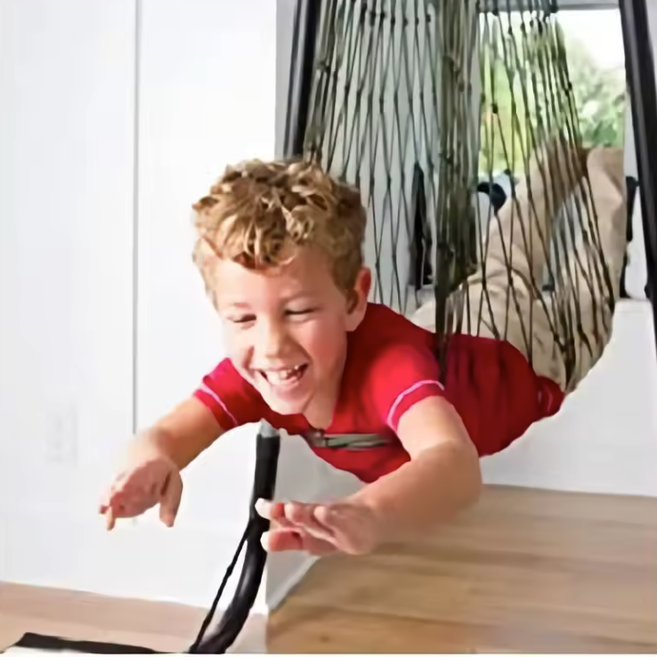 Mesh Hangmat – Lichtgewicht en Draagbaar, Nylon Touw voor Indoor en Outdoor