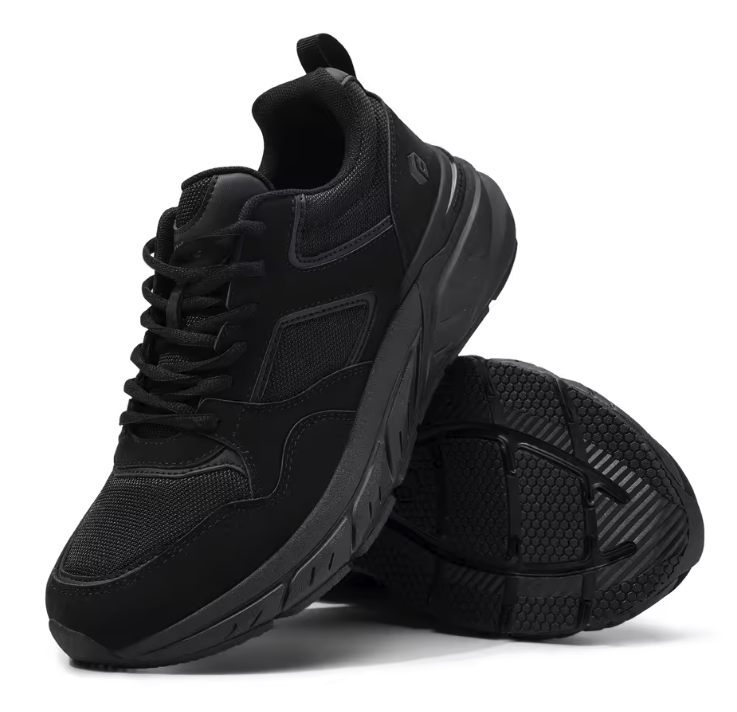 Heren Wandelschoenen – Extra Breed, Arch Support en Comfort, Ademend en Antislip