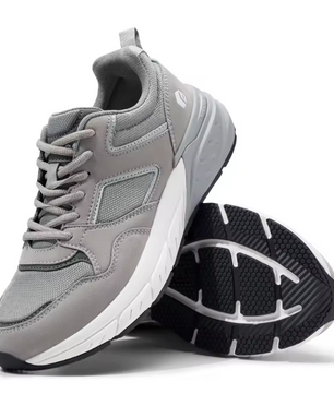 Heren Wandelschoenen – Extra Breed, Arch Support en Comfort, Ademend en Antislip