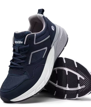 Heren Wandelschoenen – Extra Breed, Arch Support en Comfort, Ademend en Antislip