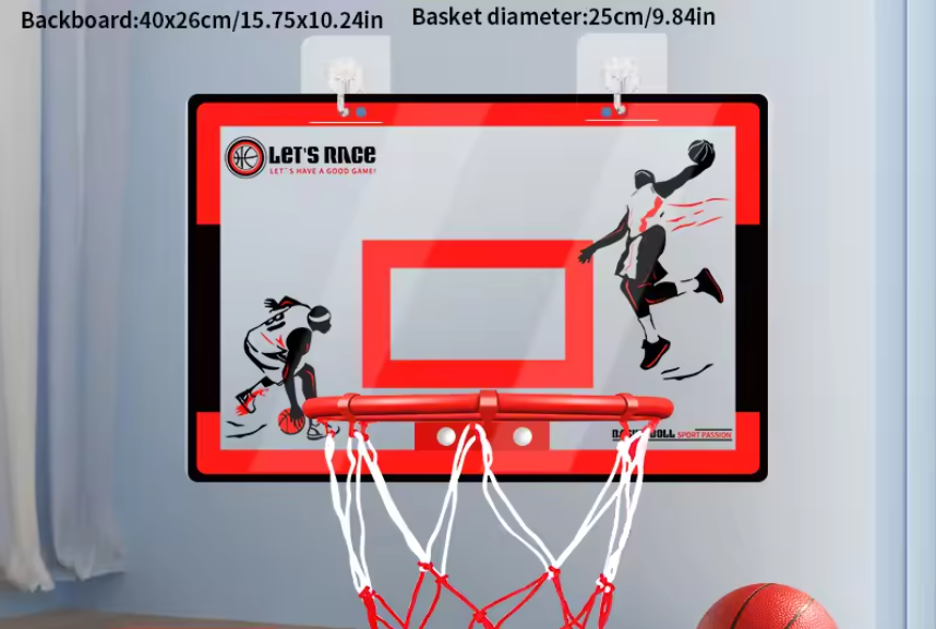 Verstelbaar Basketbal Bord met Standaard – Verrijdbare Basket voor Indoor en Outdoor