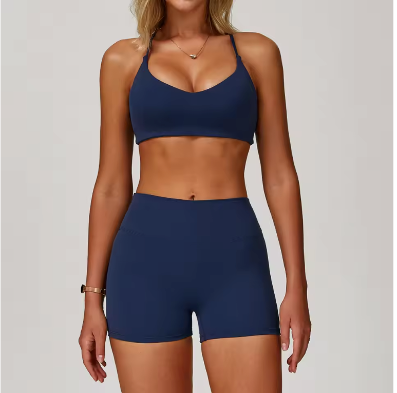 Dames Sportset 2/3-Delig – Yoga Set met Long Sleeve Top en Legging