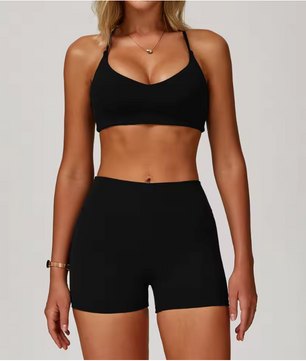 Dames Sportset 2/3-Delig – Yoga Set met Long Sleeve Top en Legging