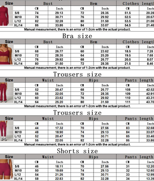 Dames Sportset 2/3-Delig – Yoga Set met Long Sleeve Top en Legging