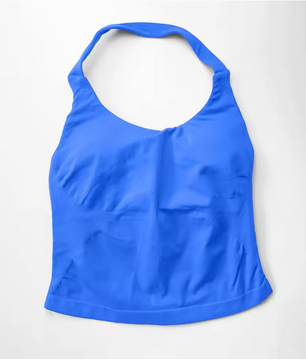 Dames Sport Top – Halter Tank Top met Padding en Strappy Design
