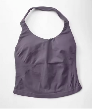 Dames Sport Top – Halter Tank Top met Padding en Strappy Design