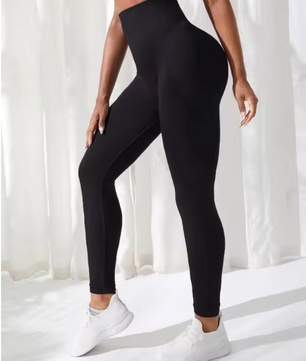 Dames Sport Legging – Seamless High Waist Yoga Legging Stretch en Comfort