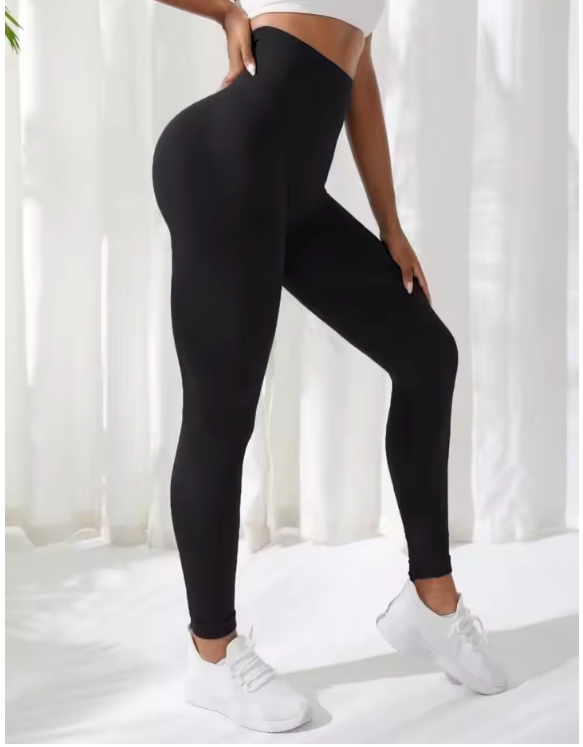 Dames Sport Legging – Seamless High Waist Yoga Legging Stretch en Comfort