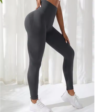 Dames Sport Legging – Seamless High Waist Yoga Legging Stretch en Comfort