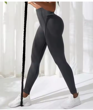 Dames Sport Legging – Seamless High Waist Yoga Legging Stretch en Comfort