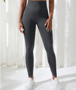 Dames Sport Legging – Seamless High Waist Yoga Legging Stretch en Comfort