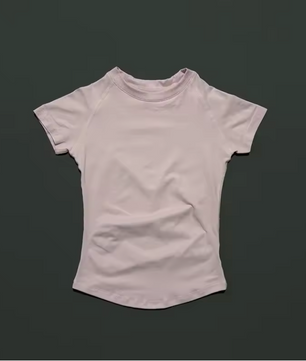 Dames Sport Top – Seamless Short Sleeve Yoga Shirt Ademend en Comfort Fit