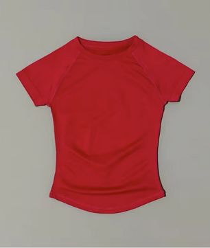 Dames Sport Top – Seamless Short Sleeve Yoga Shirt Ademend en Comfort Fit