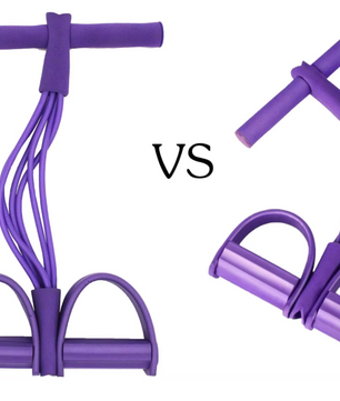 Fitness Weerstandsband met Pedalen – 6 Tubes voor Full Body Training Thuis