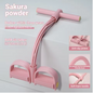 Fitness Weerstandsband met Pedalen – 6 Tubes voor Full Body Training Thuis