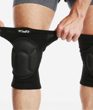 Kniebeschermers Set – Versterkte Kniepads met EVA Schokdemping en Antislip
