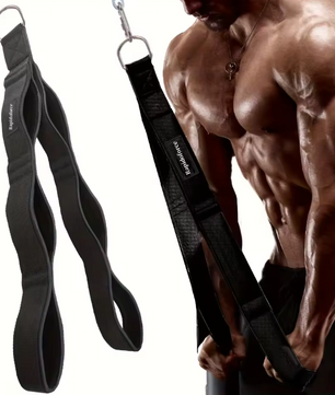 Triceps Rope Extra Lang – Fitness Touw met Comfort Grip voor Krachttraining