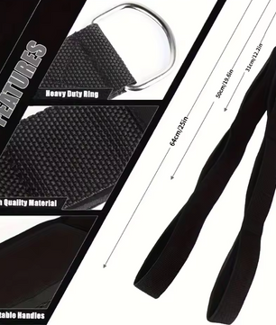 Triceps Rope Extra Lang – Fitness Touw met Comfort Grip voor Krachttraining