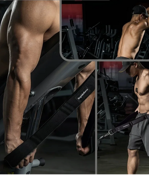 Triceps Rope Extra Lang – Fitness Touw met Comfort Grip voor Krachttraining
