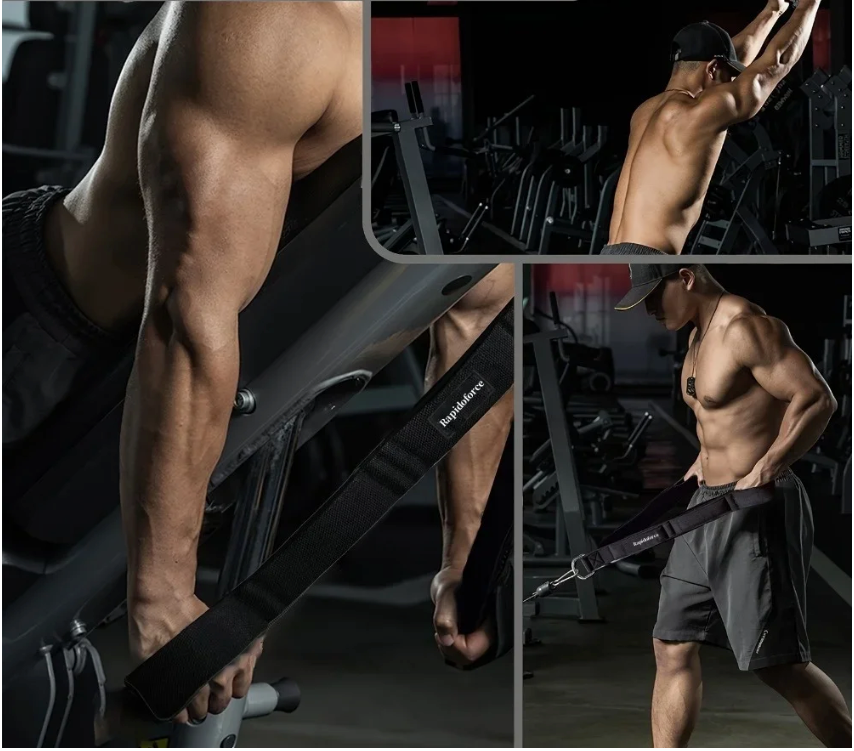 Triceps Rope Extra Lang – Fitness Touw met Comfort Grip voor Krachttraining