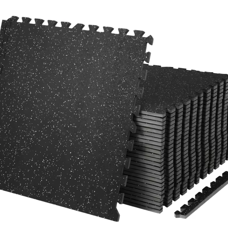 Fitness Vloermatten Set – Puzzelmat EVA Foam met Rubber Top en Antislip