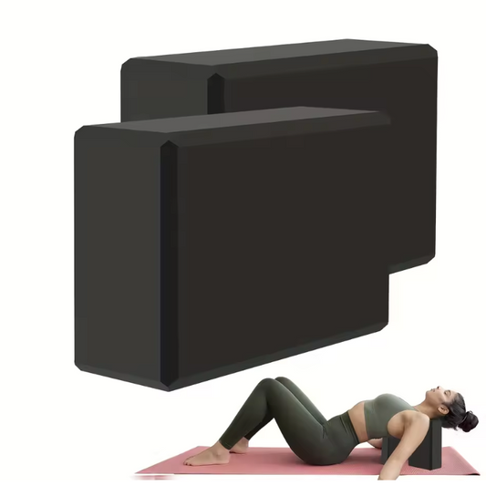Set van 2 Yoga Blokken – High-Density Foam, Lichtgewicht en Ondersteunend