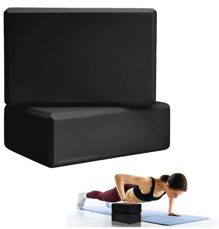Set van 2 Yoga Blokken – High-Density Foam, Lichtgewicht en Ondersteunend