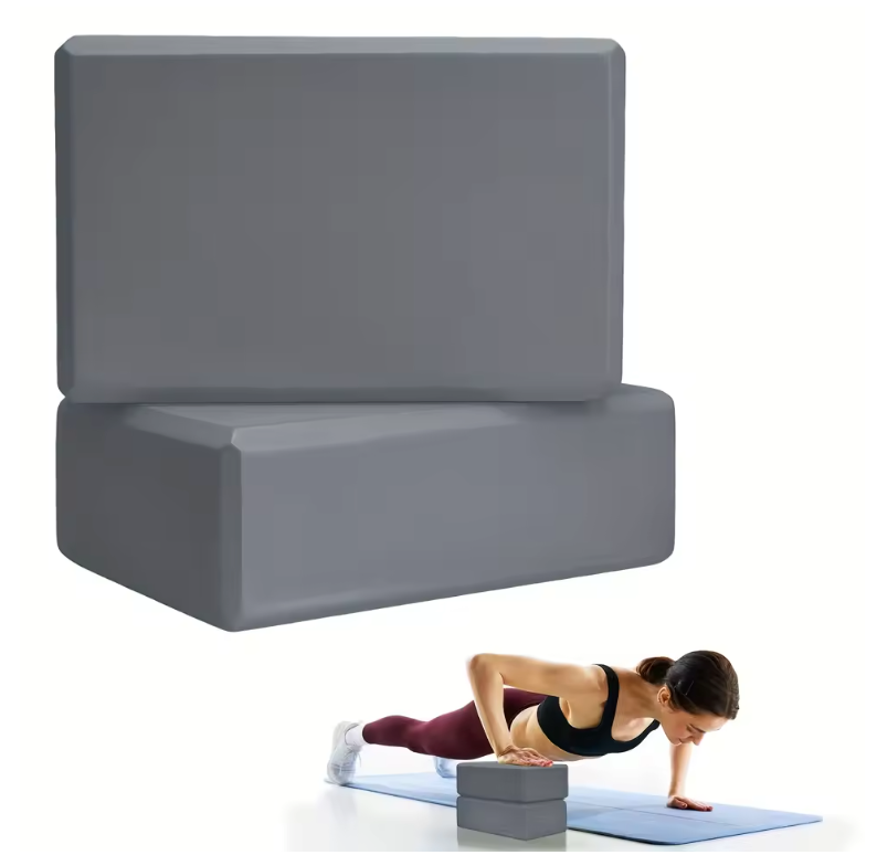 Set van 2 Yoga Blokken – High-Density Foam, Lichtgewicht en Ondersteunend